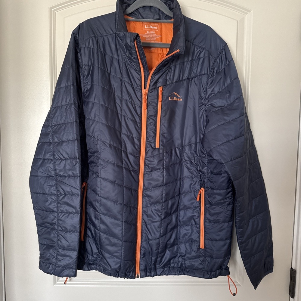 L.L. Bean Men's Blue W/Orange Zippers
